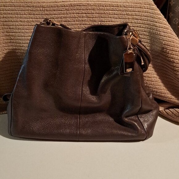 Coach Madison Sophia Leather Satchel - Picture 2 of 10